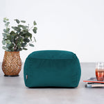 Amara Velvet Bean Bag Pouffe | Teal