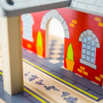 Railway Station for Wooden Train Sets