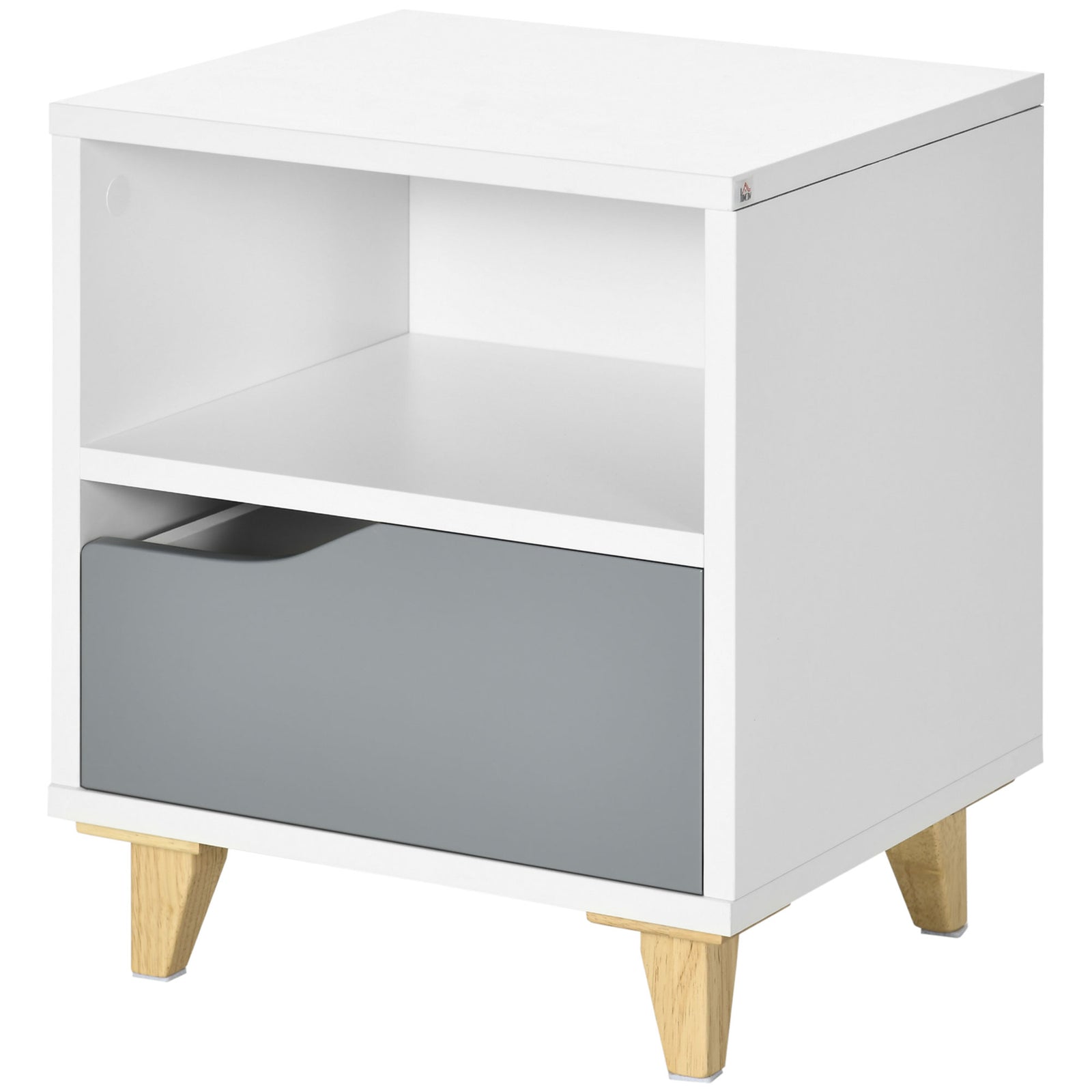 Bedroom Bedside Table, Sofa Side Table With Drawer Shelf