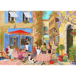 Coffe & Croissants, Big 500 Piece Jigsaw Puzzle