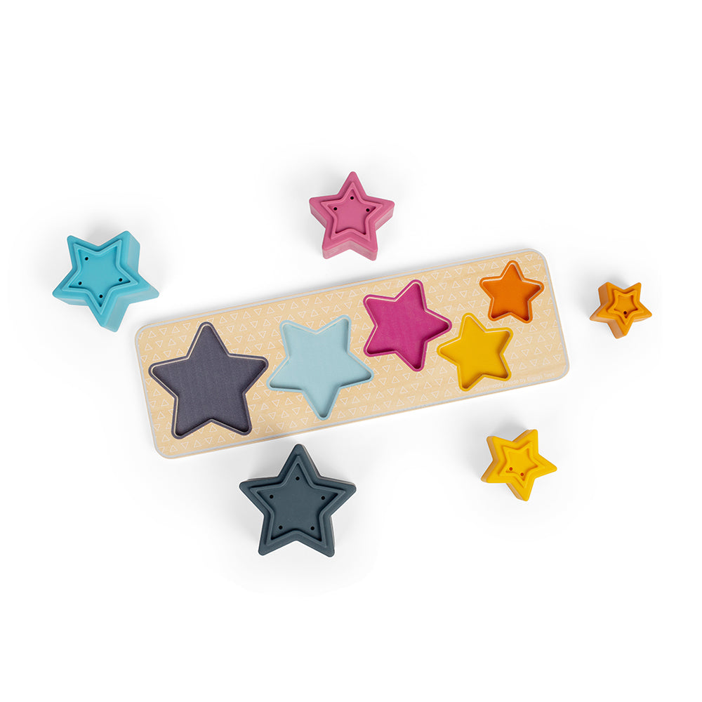 Shooting Star Sorter - 5 Piece Silicone Shape Sorter