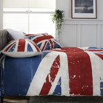 Deyongs Union Jack 200 Thread Count Cotton Rich Reversible Duvet Cover Set