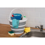 Collapsible Bucket With Handle | Gray