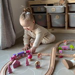 Wooden Fairy Figure of Eight Train Set - 35 Pieces