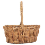 Double Steamed Vertical Weave Shopping Basket | Large | Brown