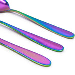 Cutlery Sets Rainbow Ss Light Spoon Fork 16 Piece Set