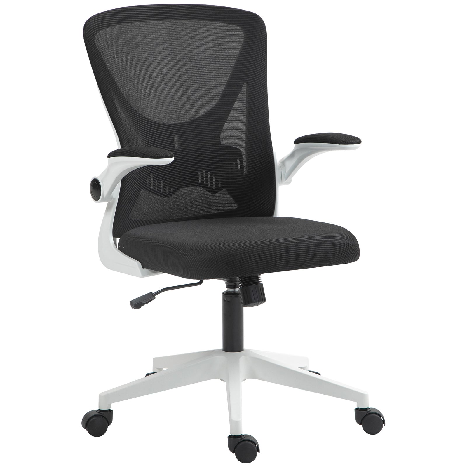 Mesh Office Chair Flip-up Armrests | White