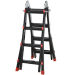 4m Aluminium Duo Ladder, Telescopic, Multipurpose