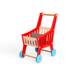 Wooden Shopping Trolley, Plenty Of Room For Wooden Play Wood