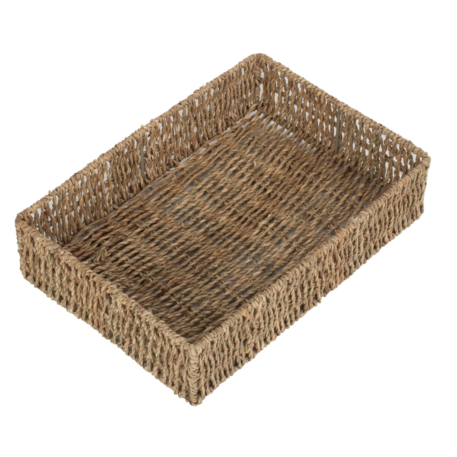 Rectangular Seagrass Serving Tray | Medium | Green