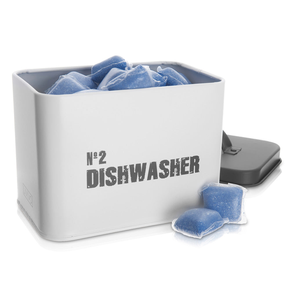 Metal Dishwasher Powder Box