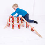 Bigjigs Toys High Level Expansion Pack for Wooden Train Sets