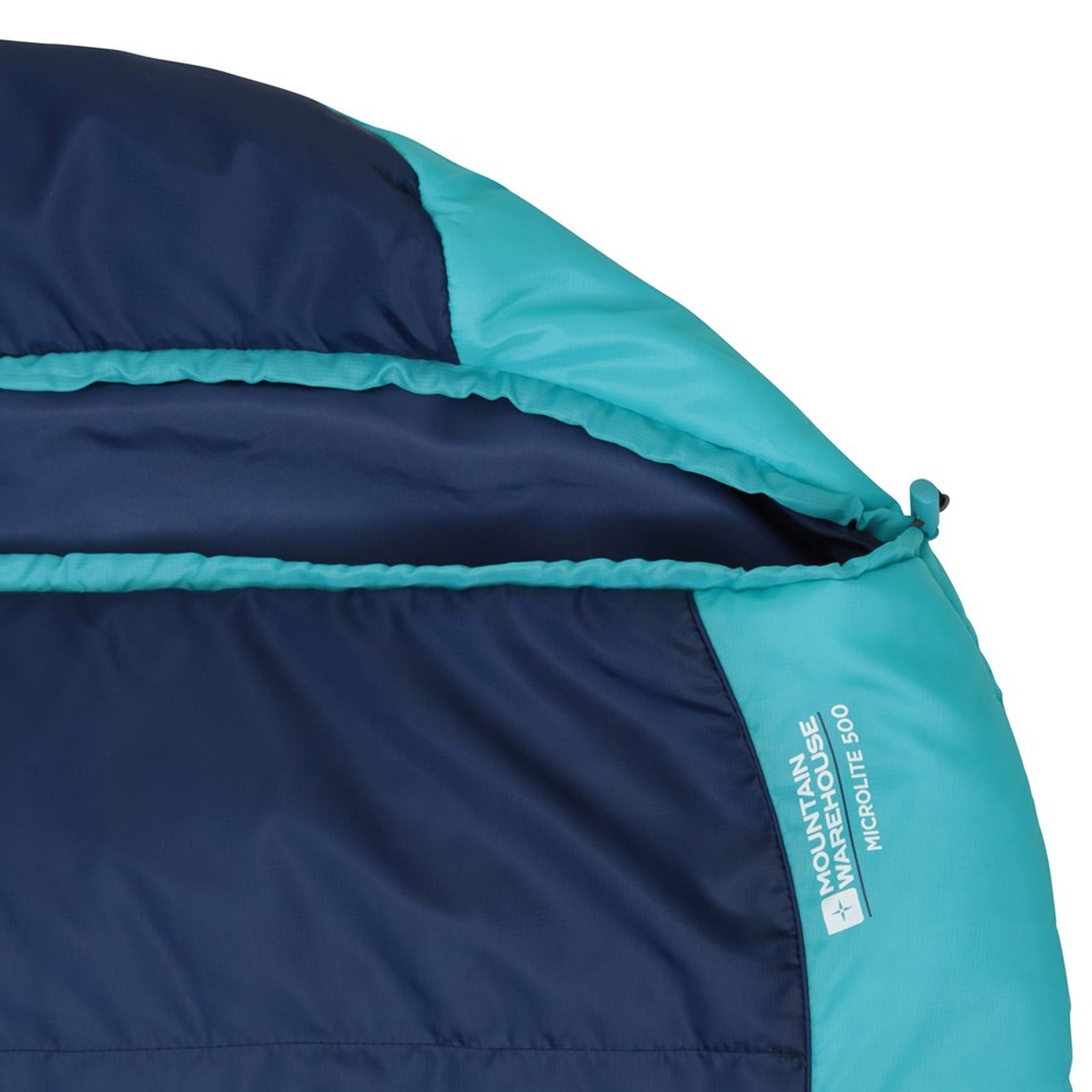 Unisex Adult Right Zip Microlite 500 Midseason Mummy Sleeping Bag | 215cm | Blue