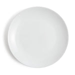 Dinner Plates White Porcelain Coupe 4 Pc Set 10.5" Catering